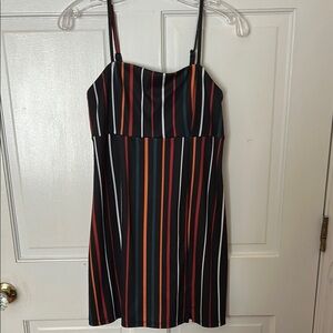 Wild Fable Black and Red Spaghetti Strap Mini Sundress